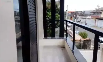 Casa em condomínio fechado com 2 quartos à venda na Vila Antártica, Praia Grande 