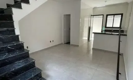 Casa em condomínio fechado com 2 quartos à venda no Boqueirão, Praia Grande 
