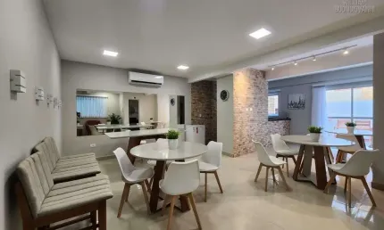 Apartamento 2 dormitórios sendo 1suíte lazer completo - Mongaguá