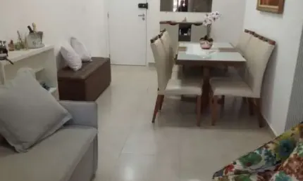 Apartamento à venda caiçara – mobiliado, vista p/ mar e infraestrutura completa