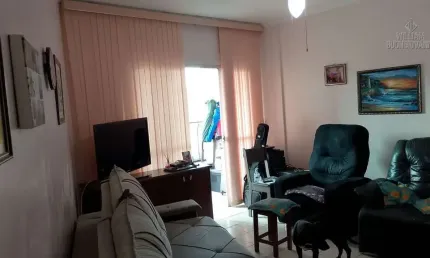 Apartamento à venda – caiçara | 1 dormitório | 350m da praia | r$ 300.000