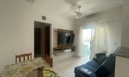 Viva o horizonte: apartamento com vista para o mar em praia grande