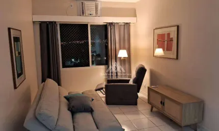 Flat com 1 dormitório para alugar, 45 m² por R$ 3.044,38/mês - Centro - Ribeirão Preto/SP