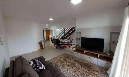Apartamento Duplex com 4 dormitórios para alugar, 216 m² por R$ 7.622,79/mês - Jardim Botânico - Ribeirão Preto/SP