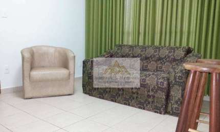 Apartamento com 1 dormitório para alugar, 45 m² por R$ 1.200/mês - Nova Aliança - Ribeirão Preto/SP