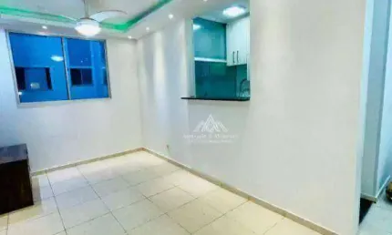 Apartamento com 2 dormitórios à venda, 46 m² por r$ 191.000,00 - parque são sebastião - ribeirão preto/sp