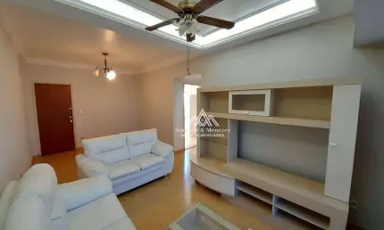 Apartamento com 2 dormitórios para alugar, 87 m² por r$ 1.400/mês - centro - ribeirão preto/sp