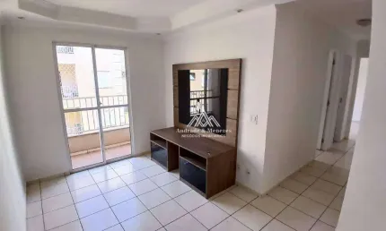 Apartamento com 2 dormitórios, 46 m² - venda por r$ 180.000 ou aluguel por r$ 1.300/mês - ipiranga - ribeirão preto/sp