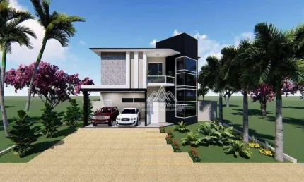 Sobrado com 3 dormitórios à venda, 247 m² por r$ 1.800.000,00 - alphaville i - ribeirão preto/sp
