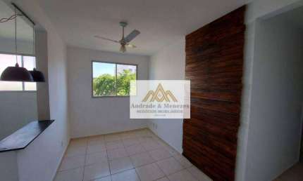 Apartamento com 2 dormitórios para alugar, 49 m² por R$ 1.072,00/mês - Residencial Jequitibá - Ribeirão Preto/SP