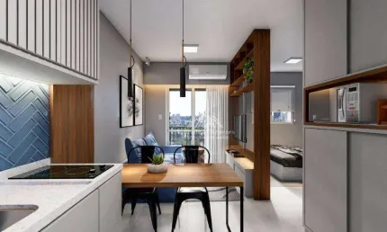 Apartamento com 1 dormitório à venda, 22 m² por r$ 190.000,00 - vila amélia - ribeirão preto/sp