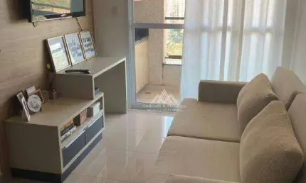 Apartamento com 1 dormitório para alugar, 42 m² por R$ 2.987,00/mês - Nova Aliança - Ribeirão Preto/SP