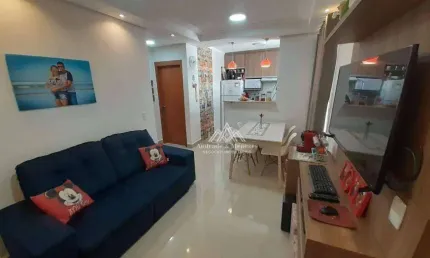 Apartamento com 2 dormitórios, 41 m² - venda por R$ 160.000 ou aluguel por R$ 850/mês - Jardim Silvio Passalacqua - Ribeirão Preto/SP