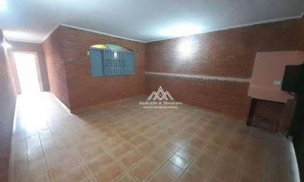 Casa com 2 dormitórios para alugar, 97 m² por R$ 2.042,37/mês - Vila Tibério - Ribeirão Preto/SP