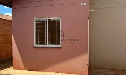 Casa para Venda em Ribeirão Preto, Residencial Liliana Tenuto Rossi, 2 dormitórios, 1 banheiro, 4 vagas