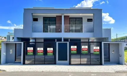 Geminado à venda, 3 quartos, sendo 1 suíte, bairro três rios do norte, jaraguá do sul/ sc.
