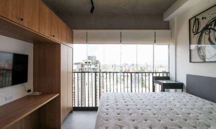 Apartamento com 1 quarto para alugar na Rua Barata Ribeiro, --, Bela Vista, São Paulo, 19 m2 por R$ 3.200