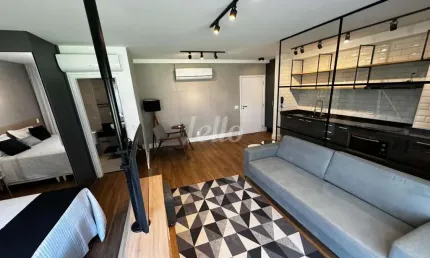 Apartamento com 1 quarto para alugar na rua américo brasiliense, --, chácara santo antônio, são paulo, 77 m2 por r$ 6.500