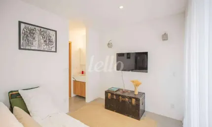 Apartamento com 1 quarto para alugar na rua ribeiro do vale, --, brooklin paulista, são paulo, 38 m2 por r$ 4.000