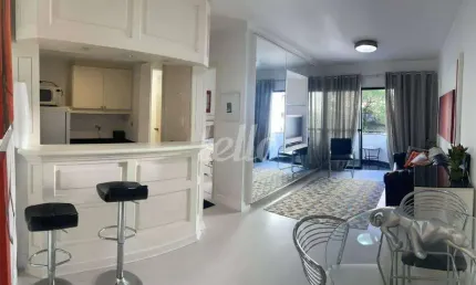 Apartamento com 1 quarto para alugar na rua pedroso alvarenga, --, itaim bibi, são paulo, 45 m2 por r$ 4.520