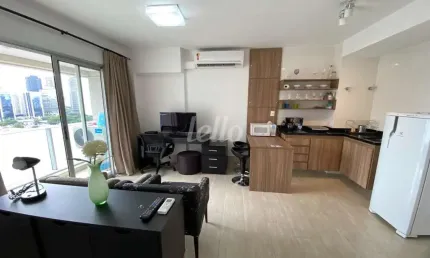 Apartamento com 1 quarto para alugar na Rua Henri Dunant, --, Santo Amaro, São Paulo, 33 m2 por R$ 4.000