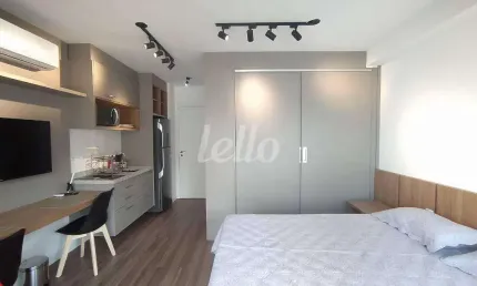 Kitnet / stúdio para alugar na alameda iraé, --, indianópolis, são paulo, 32 m2 por r$ 5.000