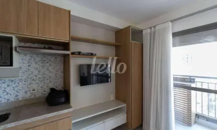 Apartamento com 1 quarto para alugar na alameda iraé, --, indianópolis, são paulo, 25 m2 por r$ 4.200