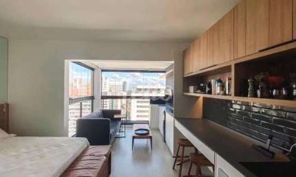 Apartamento com 1 quarto para alugar na Rua Batataes, --, Jardim Paulista, São Paulo, 27 m2 por R$ 3.700