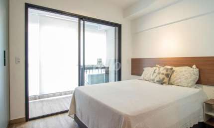 Apartamento com 1 quarto para alugar na Rua São Benedito, --, Santo Amaro, São Paulo, 24 m2 por R$ 2.900