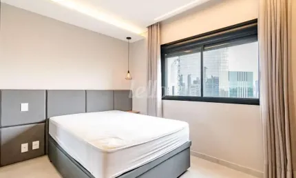 Apartamento com 1 quarto para alugar na alameda raja gabaglia, --, vila olímpia, são paulo, 25 m2 por r$ 4.000