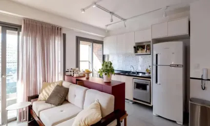 Apartamento com 1 quarto para alugar na rua susano, --, jardim paulista, são paulo, 45 m2 por r$ 5.500