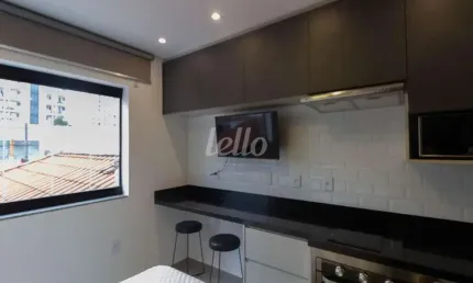 Apartamento com 1 quarto para alugar na Rua Apamas, --, Indianópolis, São Paulo, 26 m2 por R$ 3.000