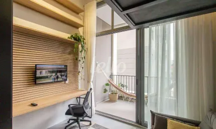 Apartamento com 1 quarto para alugar na rua jorge tibiriçá, --, vila mariana, são paulo, 25 m2 por r$ 3.300