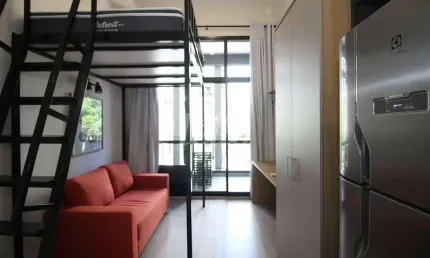 Apartamento com 1 quarto para alugar na Rua Bartira, --, Perdizes, São Paulo, 25 m2 por R$ 2.200