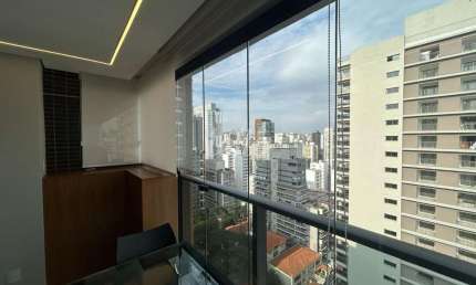Apartamento com 1 quarto para alugar na Rua Cristiano Viana, --, Cerqueira César, São Paulo, 37 m2 por R$ 6.100