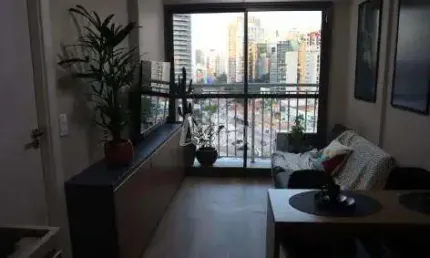 Apartamento com 1 quarto para alugar na avenida santo amaro, --, vila nova conceição, são paulo, 27 m2 por r$ 5.000