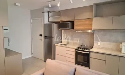 Apartamento com 1 quarto para alugar na rua capote valente, --, pinheiros, são paulo, 47 m2 por r$ 4.500