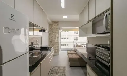 Apartamento com 1 quarto para alugar na rua guararapes, --, brooklin paulista, são paulo, 36 m2 por r$ 3.500