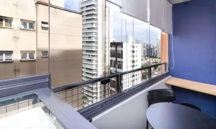 Apartamento com 1 quarto para alugar na rua ministro godói, --, perdizes, são paulo, 27 m2 por r$ 2.400