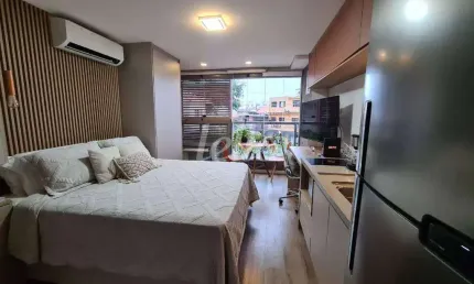 Apartamento com 1 quarto à venda na Rua dos Jacintos, 15, Mirandópolis, São Paulo, 24 m2 por R$ 480.000