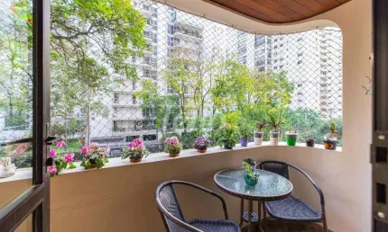 Apartamento com 4 quartos à venda na avenida jurucê, 135, indianópolis, são paulo, 185 m2 por r$ 2.150.000