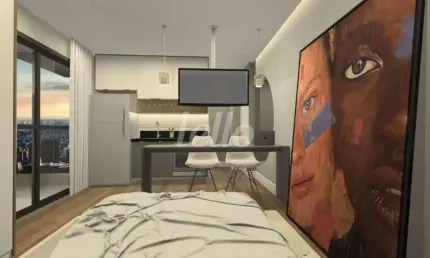 Apartamento com 1 quarto à venda na avenida das carinas, 407, indianópolis, são paulo, 25 m2 por r$ 465.000
