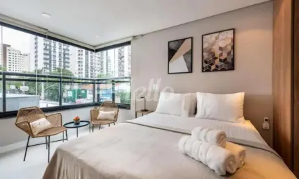 Kitnet / stúdio à venda na avenida iraí, 205, indianópolis, são paulo, 34 m2 por r$ 612.000