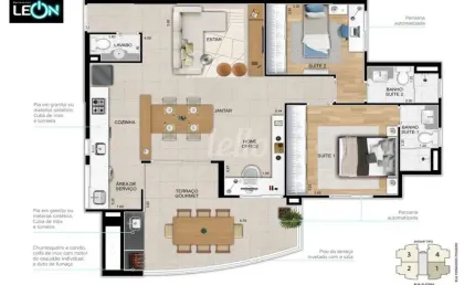 Apartamento com 3 quartos à venda na rua platina, 295, vila azevedo, são paulo, 95 m2 por r$ 1.450.000