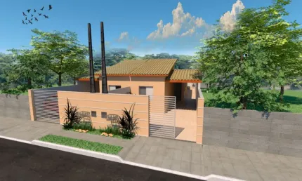 Casa a venda  no bairro Bopiranga, em Itanhaém - Aceita financiamento bancário !