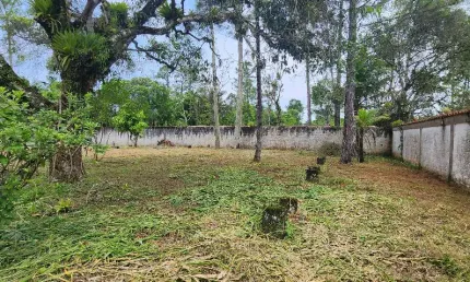 Terreno de chácara á venda em itanhaém, murado e com excelente localização.