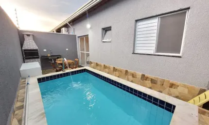 Casa em condominio com piscina privativa, todo mobiliado - Itanhaém/SP