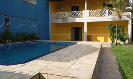 Sobrado lote inteiro a 30 metros do mar em itanhaém/sp- santa terezinha