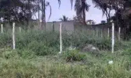 Terreno no bairro jardim palmeiras, em itanhaém, localizado no lado praia, em rua de terra.
