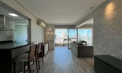 Apartamento a venda com sala ampliada 2 quartos e lazer em santos-sp
